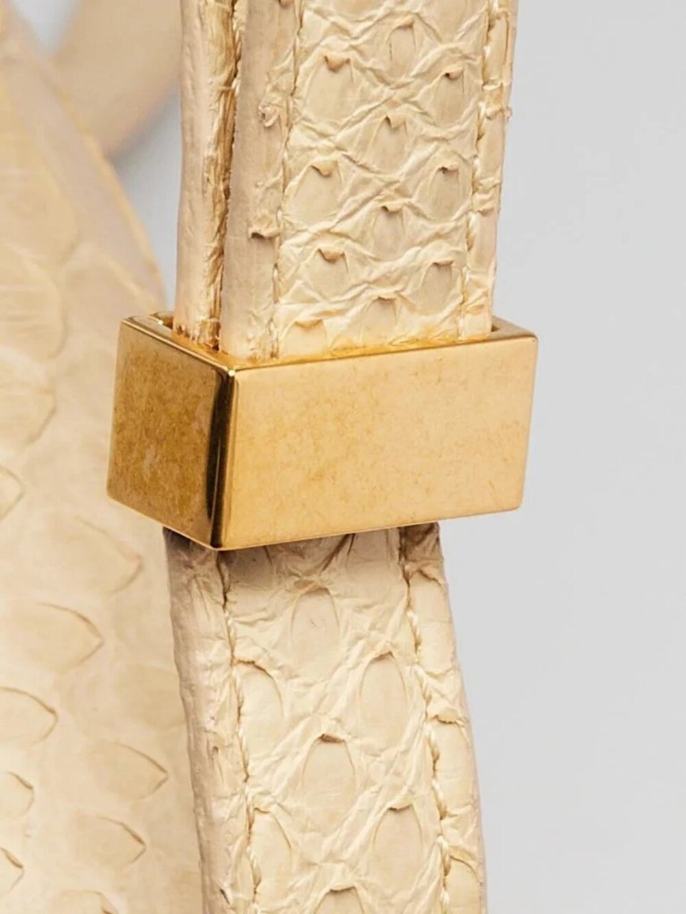 Celine Beige Python Mini Box Bag - Picture 5 of 11